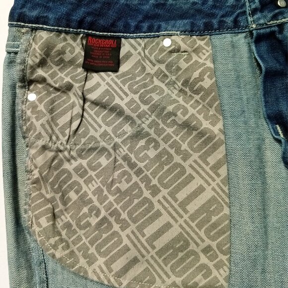 Rock & Roll Cowboy Jean Men Pistol Regular Straight Whiskers 38x32(39x31)MIP8554 - Picture 7 of 16